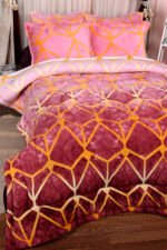Luxury Printed Flannel Comforter Set – 3 Pieces - Image 3