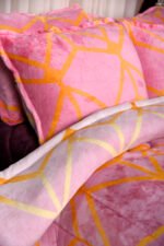 Luxury Printed Flannel Comforter Set – 3 Pieces - Image 2