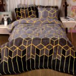Omnia Trading Luxury Printed Flannel Comforter 3PCS