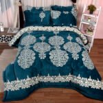 Omnia Trading Luxury Printed Flannel Comforter 3PCS