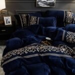 Omnia Trading Premium Polyester Embroidered Comforter 3pcs